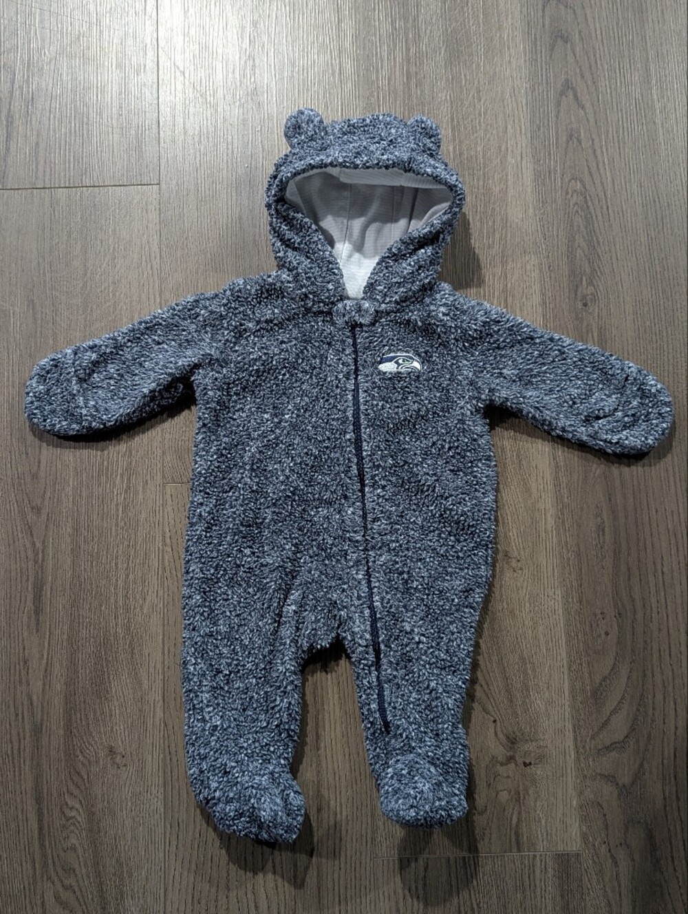 Charcoal Blue NFL Seattle Seahawks Game Nap Fleece Sleeper
